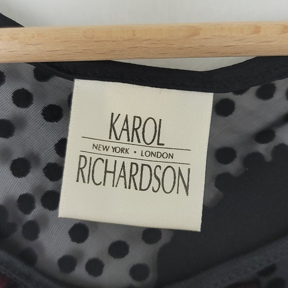 Karol Richardson beautiful sheer top- size s - Picture 5 of 6